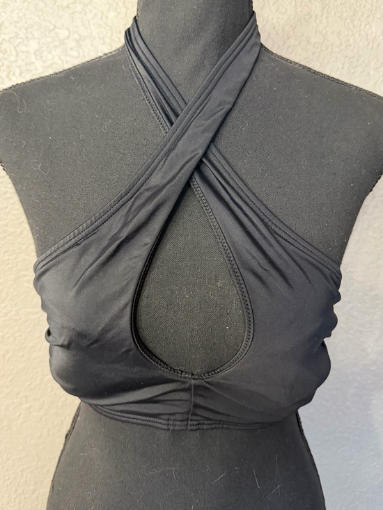 LOFT Other - LOFT Beach Women’s Sz M Black Criss Cross Front Bikini Top Swimsuit